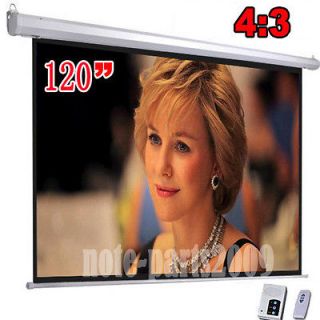 New 120 Electric HD Projection Screen projector home cinema 4：3 