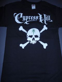 CYPRESS HILL Skull & Crossbones Pot T Shirt **NEW tour concert band 