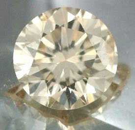   . VVS RARE CHAMPAGNE BROWN BEAUTIFUL ROUND CUT NATURAL LOOSE DIAMOND