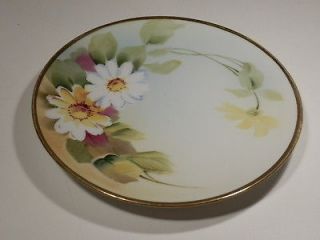 VERY PRETTY NIPPON HAND PAINTED PLATE WITH DAISIES NICE