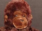   1979 LIFELIKE BABY GORILLA MONKEY PLUSH STUFFED ANIMAL BROWN DAKIN TOY