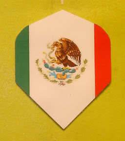 Dart Flights Mexico Mexican Flag   1 Set +2 Bonus Sets