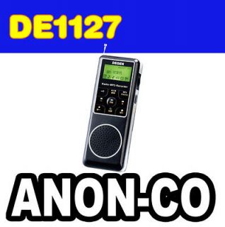 NEW DEGEN DE1127 DE 1127 FM STEREO/MW(AM)/SW/ PLL DSP RADIO RECEIVER