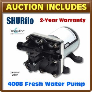   Revolution 4008 12V 3 GPM Fresh Water Demand Pump w/ Fittings _d