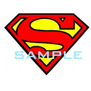 SUPERMAN LOGO T SHIRT IRON ON TRANSFER 3 DESIGNS!