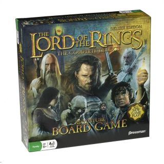   of the Rings Complete Trilogy Adventure Board Game Deluxe Version LOTR