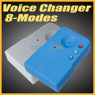 Portable Wireless 8 Modes Voice Changer Telephone Cellphone Microphone 