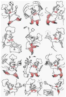 ABC Designs French Chef #2 machine embroidery designs Set for 5x7 