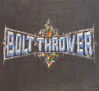 BOLT THROWER Vintage Concert SHIRT Early 90s TOUR T RARE ORIGINAL 
