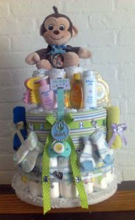 Tier Diaper cake   Customize to your choice or theme   