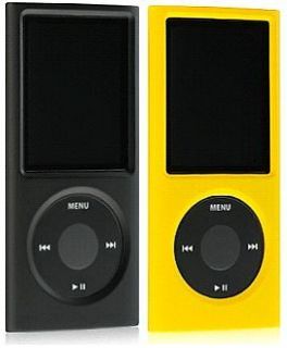   Yellow Hard Rubberized Case Covers for Apple iPod Nano 4th Generation