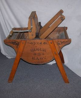 Antique Primitive Wood Wash Machine Quick Easy Company