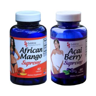   & AFRICAN MANGO SUPREME COMBO   Health and Energy Diet Supplements