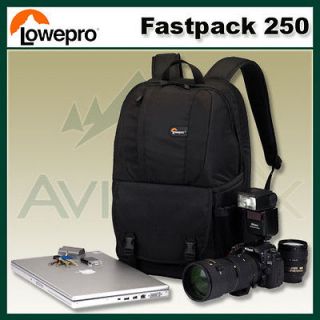 Lowepro Fastpack 250 Black Digital Camera Backpack DSLR & 15 Notebook 