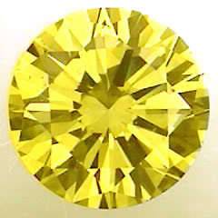   VVS RARE FANCY CANARY YELLOW BEAUTIFUL ROUND CUT NATURAL LOOSE DIAMOND