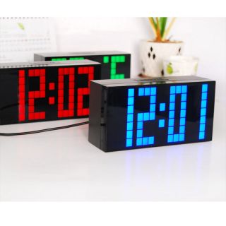 Digital Big Jumbo LED snooze wall alarm calendar countdown large 
