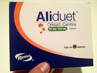 Aliduet Orlistat 60mg 90ct Diet Pills weight loss supplement over the 