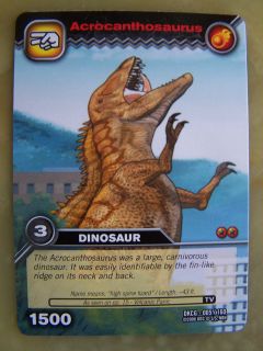 Dinosaur King Trading Card acrocanthosaur​us DKCG 005/160