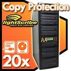   Copy Protection Lightscribe CD DVD Disc Duplicator Writer+500GB+USB