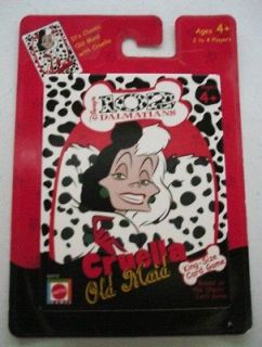   102 Dalmatians CRUELLA OLD MAID Card Game Disney NEW IN PACKAGE 101