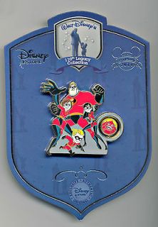 DISNEY 110th Legacy THE INCREDIBLES LE 250 Spinner Pin NEW ON CARD