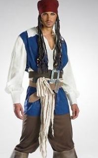 Official Disney Mens/Teen Jack Sparrow Pirate Costume