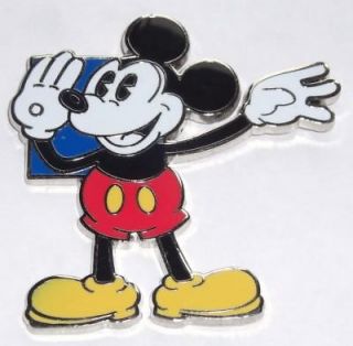 Disney Pin Badge Mickey Mouse Blue Tile