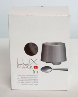 Lux by Philippe Starck Set 8 Espresso Cups NEW