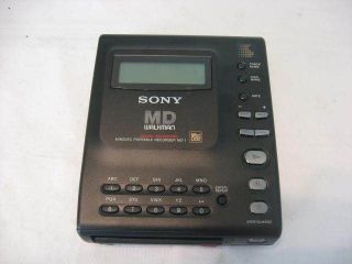 Rare MD Walkman Digital Portable Mini Disc Recorder Recording Player 