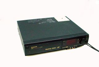 PANASONIC DESKTOP EDITOR VHS AG 1980 4 HEAD VCR TBC