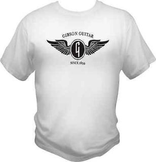 gibson guitar t shirt in Mens Clothing