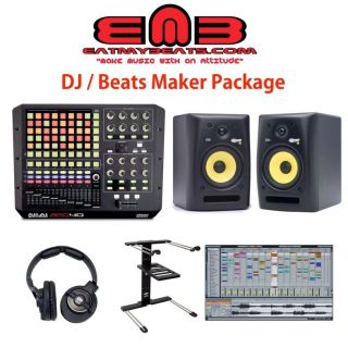 Complete DJ / Beats / Music Creation Package KRK Speakers AKAI APC40 