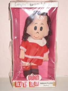 Little Lulu Minature Doll by Gund In Original Unopened Box