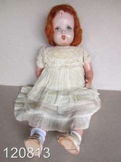   COMPOSITION w/ CLOTH BODY Sleepy Eyed Doll in Originial Period Dress