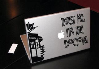 Dr. DOCTOR WHO laptop TARDIS vinyl Macbook decal