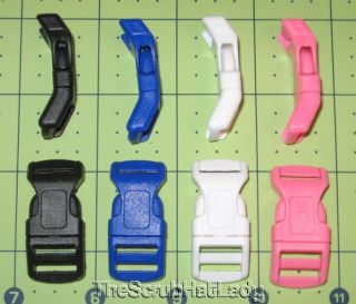   contoured side release buckles for paracord bracelets curved S12