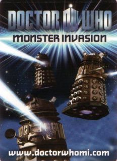 Doctor Who Monster Invasion Test Set 001   030 Pick/Choose From List 