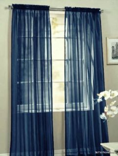 navy blue curtains in Curtains, Drapes & Valances