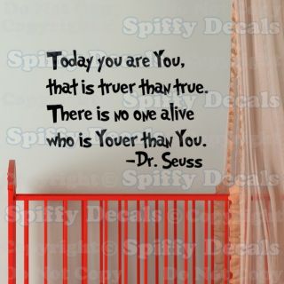 dr seuss wall decal in Decals, Stickers & Vinyl Art
