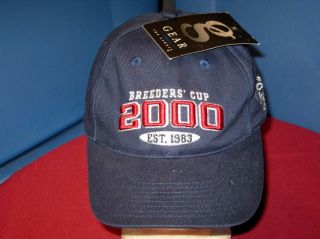 BREEDERS CUP 2000 Thoroughbred Horse Racing Est. 1983 Embroidered 