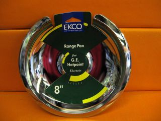 EKCO 8 INCH RANGE PAN GE HOTPOINT ELECTRIC STOVE RANGE