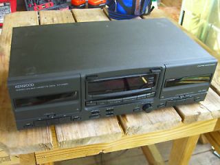 Kenwood Stereo Dual Double Cassette Tape Deck KM W894 orig Box