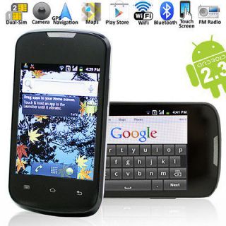   Android 2.3 Dual Sim WiFi GPS 3.2 Capacitive Touch Screen Smart Phone