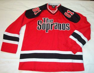 HBO The Sopranos Embroidered Hockey Jersey Exclusive Merchandise Size 