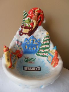   How the Grinch Stole Christmas 2002 Collectable Candy Dish Dr. Suess