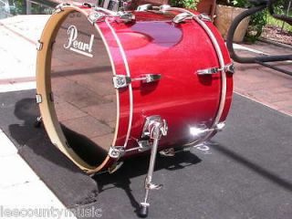   NEW PEARL 20 ELX EXPORT BASS DRUM IN GALAXY RED for DRUM SET #K823