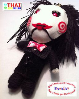 JIGSAW KILLER from SAW Cool Handmade Voodoo Keychain Doll fr 