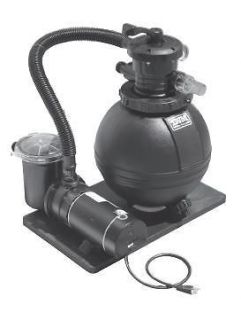 hp Above Ground Pool Pump 16 Sand Filter System