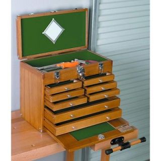 Drawer Wood Tool Chest Tacklebox Fine Tool Storage Security 