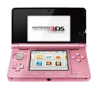 Nintendo 3DS Pearl Pink Handheld System (NTSC)
